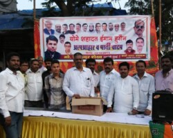 24 Oct 201- Snacks and Water Distribution